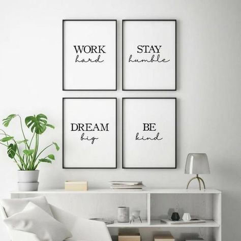 Study Wall Decor Ideas, Teenage Girl Wall Art, Aura Clothing, Medical Room, Aesthetic Frames, Office Frames, Wall Frame Design, Law Office Decor, Chic Office Decor