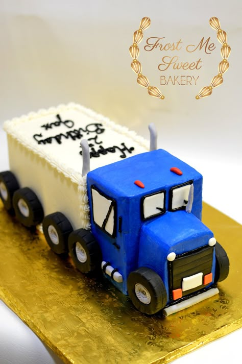 3rd Birthday Cakes For Boys, Car Cakes For Boys, Pastel Rainbow Cake, 4de Verjaardag, Cake Designs For Boy, Truck Birthday Cakes, Cake Designs For Kids, Topper Name, Rainbow Cake Topper