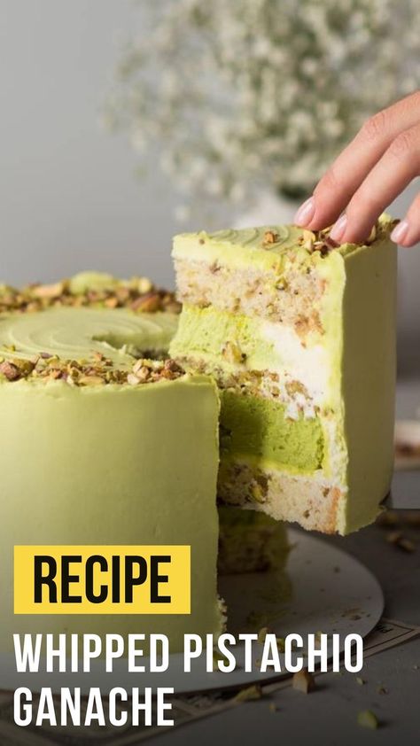 #pistachio #pistachioganache #whitechocolate #whitechocolateganache #ganache #whippedganache #pistachiocake #cake #pastrycream #nobakerecipes #bakingtips #homemade #ganacherecipe #chocolate #chocolatecake #pistachiorecipes Layering Cakes, Filling Cookies, Pistachio Ganache, White Chocolate Ganache Recipe, Pastry Cream Recipe, Chocolate Ganache Recipe, Pistachio Butter, Ganache Cake, Ganache Recipe