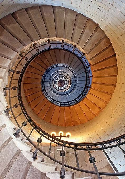 Round Staircase Design, Stairs Round, Staircase Curved, Spiral Steps, Stairs Classic, Circle Stairs, Round Staircase, Shadow Architecture, Circular Staircase