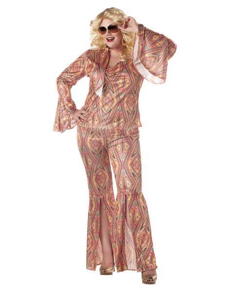 68 70s Disco Outfit, Look Disco, Abba Costumes, 70s Costume, Disco Costume, Plus Size Costume, California Costumes, Plus Size Costumes, Estilo Hippy