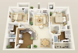 Small Apartment Layout, Sims 4 Houses Layout, Sims 4 House Plans, Apartment Floor Plans, Sims 4 House Design, Casas The Sims 4, Sims House Plans, Floor Plan Layout, House Layout Plans