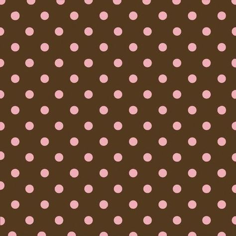 Polka Dot Aesthetic, 헬로키티 배경화면, Polka Dots Wallpaper, Polka Dot Background, Brown Polka Dots, Dots Wallpaper, Brown And Pink, Cute Patterns Wallpaper, Cute Backgrounds