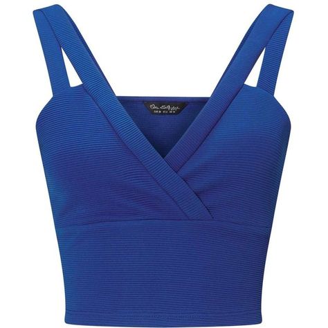 Miss Selfridge Blue Rib Bra Top found on Polyvore featuring tops, shirts, crop tops, blue, spaghetti-strap top, bra shirt top, low v neck top, miss selfridge and shirt tops Mode Edgy, Cobalt Blue Top, Detail Couture, Shirts Crop Tops, Shirts Crop, Strappy Crop Top, Blue Cobalt, Strap Crop Top, Blue Jersey