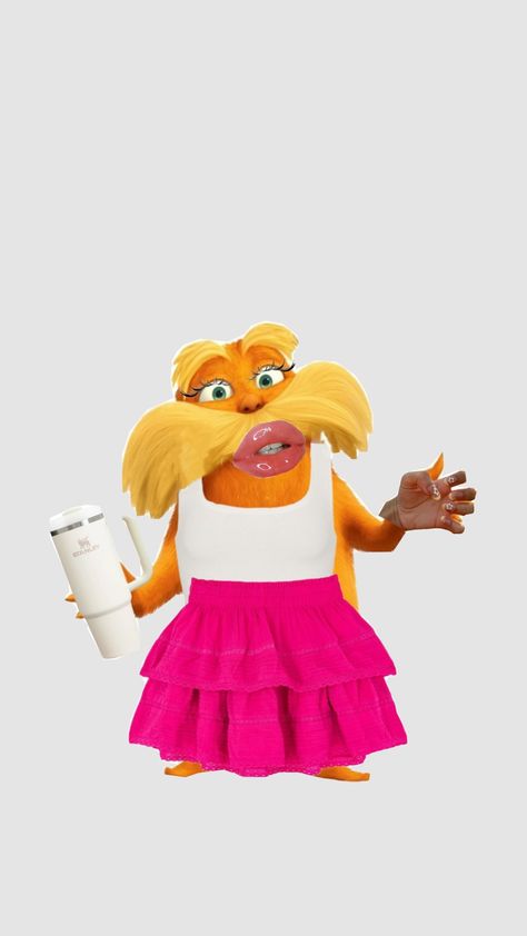 #lorax #baddie #preppy Preppy Lorax Costume, Preppy Lorax Wallpaper, Lorax Preppy, Preppy Baddie, Lorax Costume, The Lorax, Skin Care, Hairstyles, Key