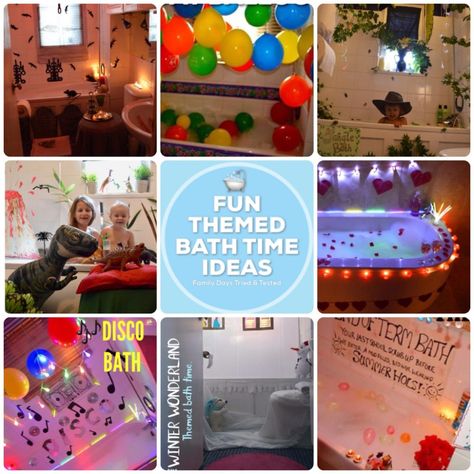 Bath Themes For Kids, Fun Bathtub Ideas For Kids, Themed Baths For Kids, Fun Bath Ideas For Kids, Fun Bath Ideas, Bath Time Ideas, Themes Preschool, Kids Bath Tub, Bath Tub Fun