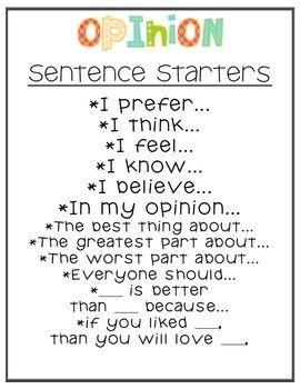 Everything Education : Opinion Sentence Starters. These could be helpful for ELLs for speaking up in class discussions, or for expressing their opinions in writing. Exposition Writing, Ielts English, Write Essay, Argument Essay, Admission Essay, Writing Essays, 3rd Grade Writing, 2nd Grade Writing, 1st Grade Writing