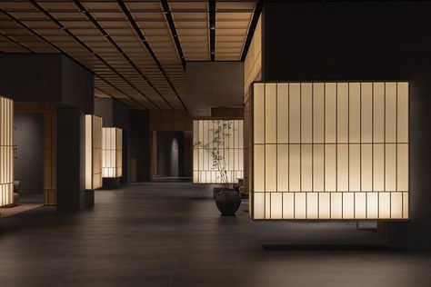 Gallery of Aranya Hidden Place Hotel / PLAT ASIA - 8 Japan Restaurant, Japanese Spa, Japan Interior, Japanese Hotel, Acupuncture Clinic, Japan Hotel, Zen Style, Hotel Interior Design, Hotel Interiors