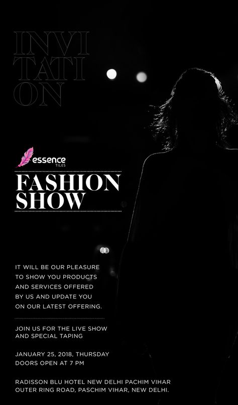 #tiles #fashion #show Catwalk Tips, Fashion Show Invitation Card, Fashion Invite, Lovely Lines, Fashion Posters, Fashion Show Invitation, Fashion Catwalk, One Direction Lyrics, Digital Fashion