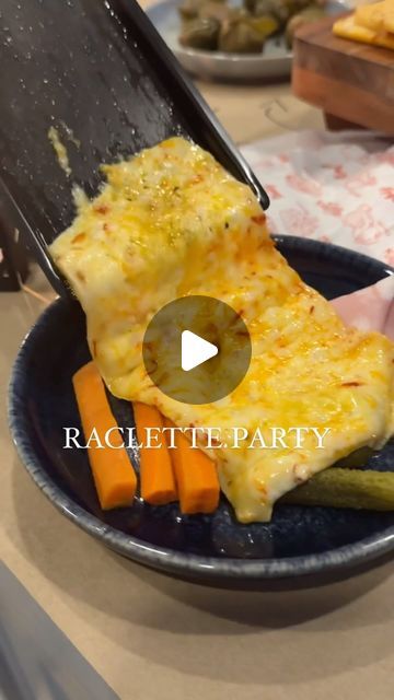 Nicolle Love | Cheese, Wine, Recipes & Dinner Parties on Instagram: "DETAILS HERE ⬇️✨

National Cheese Lovers Day is coming up January 20th and what better way to celebrate than to throw a RACLETTE party 🧀🧀 this oozy alpine cheese is so fun to melt on personalized raclette grills with your friends! You can find everything you need to host this at @murrayscheese! From the cheeses to the charcuterie, vegetables, even the raclette grills! They have it all 😍 #brandpartner

You’ll need: 

🧀 raclette cheese 
🧀 a variety of charcuterie (deli meats)
🧀 pickled vegetables
🧀 potatoes 
🧀 a baguette 
🧀 personalized raclette grills 

Use code NICOLLERACLETTE20 for 20% off all your raclette party essentials at murrayscheese.com 🧀🛒

SAVE this raclette party for inspiration on how to host your o Alpine Dinner Party, Charcuterie Vegetables, Raclette Ideas, Easy Appetizers Recipes, National Cheese Lovers Day, Raclette Party, Raclette Cheese, Cheese Wine, Deli Meats