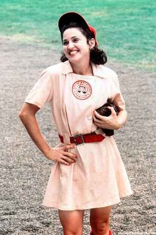 Here's What The Cast Of "A League Of Their Own" Looks Like Now Gena Davis, Madonna Movies, Penny Marshall, Baseball Movies, Rockford Peaches, Peach Costume, No Crying In Baseball, A League Of Their Own, League Of Their Own