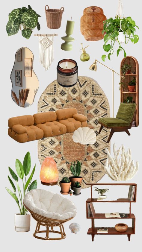 #decor #homedecor Jungle Dining Room, Cottage Inspiration, 70s Decor, Dream Apartment Decor, Boho Interiors, Apartment Aesthetic, Grand Homes, Kitchen Room Design, Decor Trends