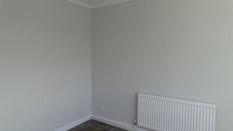 spare room2 Dulux Paint Living Room, Dulux Bathroom Paint, Paint Living Room Ideas, Dulux Polished Pebble, Dulux Grey, Light Grey Paint, Painted Hallway, Bathroom Colours, Paint Living Room