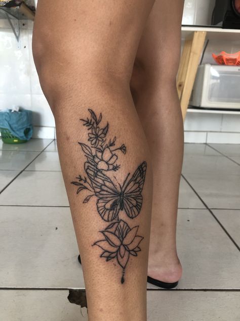 Small Calf Tattoos For Women, Cute Leg Tattoos Women, Cute Leg Tattoos, Leg Tattoos Women Lower Calf, Calf Drawing, Calf Tattoos For Women, Cute Leg, Smaller Calves, Tattoos Women