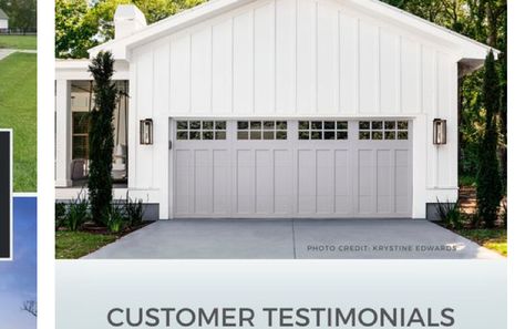 Red Garage Door, Grey Garage Doors, White Garage Doors, Garage Door Colors, Carriage House Garage Doors, Garage Door House, Garage Door Paint, Savannah Style, Farmhouse Garage