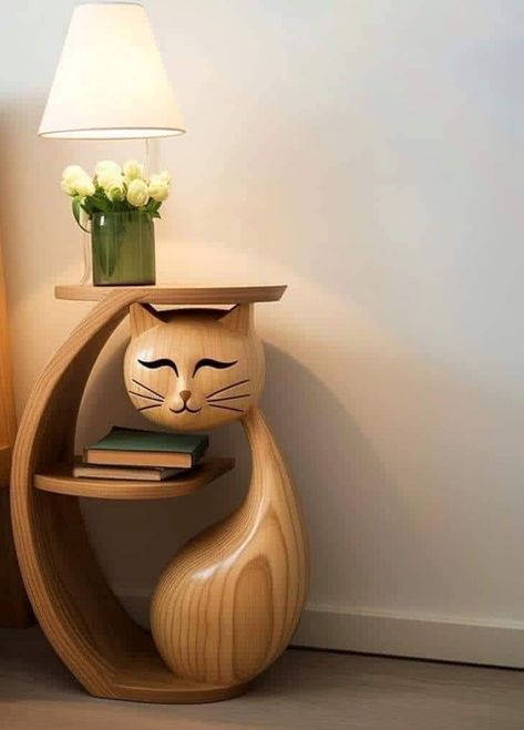 Wood Working Projects, Unusual Furniture, Whimsical Furniture, Woodworking Business, Business From Home, Funky Furniture, Cat Decor, Cute Room Decor, Projects Ideas