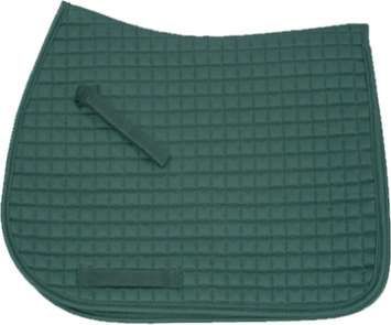 Hunter Green | Forest Green Saddle Pad - All Purpose Style by Pink Equine | Bon-Vivant Equestrian Green Saddle Pad, English Saddle Pads, Pink Saddle, Forest Hunter, Horses Stuff, Tick Tack, Pony Saddle, Saddle Pads English, English Tack