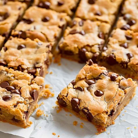 Sheet Pan Chocolate Chip Cookies - Insanely Good One Bowl Chocolate Chip Cookies, Pan Chocolate Chip Cookies, Pan Cookies, Gooey Cookies, Drop Cookies, Favorite Snack, Cookie Bars, Sheet Pan, The Oven