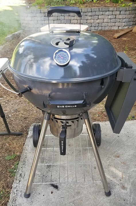 Slow ‘N Sear Kettle Grill Review Weber Kettle, Kettle Grills, Grill Grates, Hole In One, Charcoal Grill, Grilling