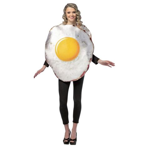 Egg Costume, Best Couples Costumes, Themed Halloween Costumes, Couple Halloween Costumes For Adults, Food Costumes, Huevos Fritos, Funny Costumes, Halloween Fancy Dress, Group Halloween Costumes