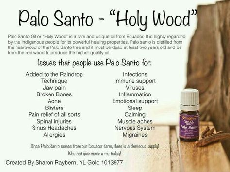 Palo Santo Young Living Palo Santo Essential Oil, Esential Oils, Yl Oils, Essential Oils Guide, Yl Essential Oils, Essential Oil Benefits, Living Essentials Oils, Healing Oils, Living Essentials