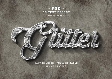 PSD 3d black glitter text style effect | Premium Psd #Freepik #psd #text-effects #text-effect #3d-text #text-logo Glitter Logo, Photoshop Text, Glitter Text, 3d Text Effect, 3d Text, Text Logo, Text Style, Text Effects, Black Glitter