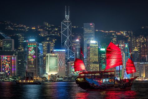 Picture of the Week: Hong Kong's Victoria Harbour - http://andystravelblog.boardingarea.com/2016/02/22/picture-week-hong-kongs-victoria-harbour/ Hong Kong Skyline, Epic Pictures, Victoria Harbour, China Hong Kong, Hong Kong Travel, Pictures Of The Week, Futuristic City, Travel Design, Travel Photographer