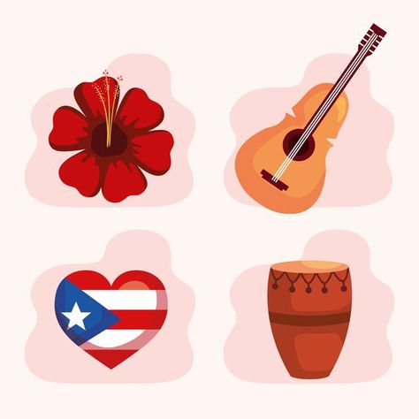 Puerto Rico Tattoo, Puerto Rican Artwork, Cupcake Toppers Free, Flag Drawing, Puerto Rico Art, Low Card, Puerto Rican Flag, Puerto Rican Pride, Puerto Rican Culture