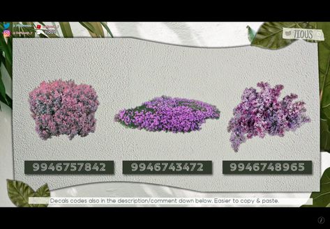 7ious Bloxburg Decals, Bloxburg Bushes Decals, Blockburg Decals, Bloxburg Plants, Bloxburg Plant Decals Codes, Plant Decals Bloxburg, Bloxburg Bakery, Plant Decals, Brown Hair Roblox Id