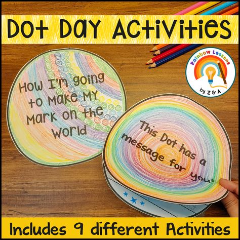 Celebrate Dot Day like never before with this comprehensive pack of Dot Day Activities designed to inspire creativity, imagination, and self-expression.This pack offers a variety of NO-PREP engaging… National Dot Day Ideas, National Dot Day Activities, Dot Day Activities, Character Traits Worksheet, Activities For 1st Graders, Storybook Crafts, Rainbow Lessons, Character Trait Worksheets, Surprise Images