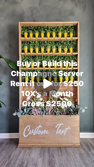 Shellie A. Carter | Mortgage Broker NMLS #997267 on Instagram: "Are you a venue, event planner or party rental company? The people over at Good Wood and Co gave us a real beautiful idea.  This would be a beautiful addition to and rental catalog! This is excellent for weddings, baby shower and more  Get Four items that you can rent for $250 and rent each 10Xs a month!  Follow 🎥 @goodwoodandco  PLANS FOR THIS SERVER ARE IN THEIR ETSY SHOP!!! Happy Building 🙌🙌🙌 #sidehustlesaturday #sidehustle #rentals #partyrentals #entrepreneurship #businessideas #homebasedbusinessideas" Event Props Rental, Party Rental Logo Ideas, Party Decor Rental Business, Party Prop Rentals, Party Decor Rental, Diy Party Rental Items, Diy Wedding Rentals, Event Rental Business Ideas, Wedding Rental Ideas