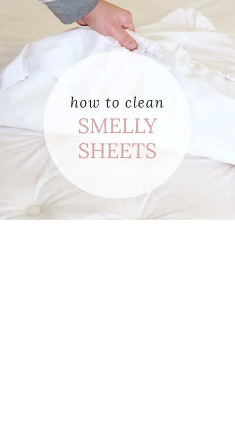 Rescue those musty, oily bed sheets and get them smelling fresh and clean again! You'll love how easy this process is to do. How To Clean Bed Pillows, How To Clean Bed, Cleaning White Sheets, Clean Bedding, Cleaning Sheets, Toilet Room Decor, Clean Bed, Old Sheets, Clean Sheets