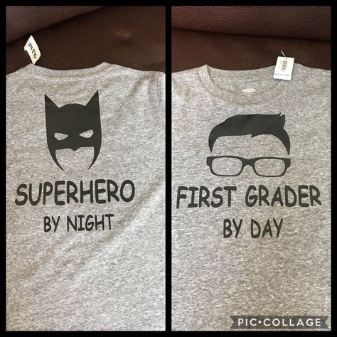 Superhero Tshirt Ideas, Superhero Tshirt, Super Hero Shirts, Diy Shirts, Superhero Shirt, Cricut Tips, Crafty Creations, Text Style, Diy Shirt