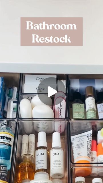 25K views · 2.1K likes | Kami Larae on Instagram: "Restock the bathroom with me #restock #bathroom #organizedhome #thatgirl" Aesthetic Bathroom Organization, Guest Bathroom Restock, Bathroom Restock, Bathroom Organization Ideas, Aesthetic Bathroom, April 19, Guest Bathroom, Bathroom Organization, The Bathroom