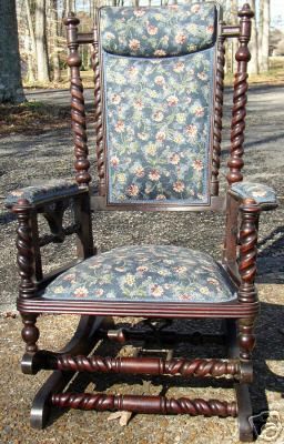 George Hunzinger Furniture: Hunzinger Platform Rocker Platform Rocker, Antique Rocking Chairs, Victorian Chair, Steampunk Victorian, Nice One, Custom Chair, Victorian Furniture, Antique Chairs, Old Furniture