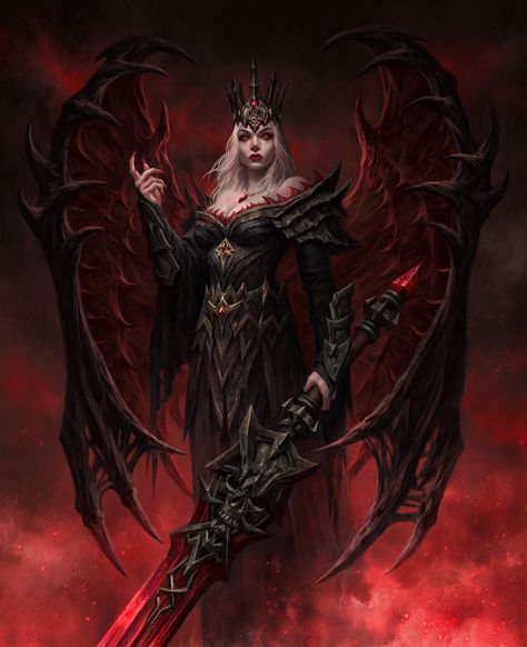 ArtStation - Mistress of Blood Zed League Of Legends, Vampire Queen, Gothic Fantasy Art, Ange Demon, Vampire Art, Paintings And Drawings, D&d Dungeons And Dragons, Fantasy Monster, Dark Lord