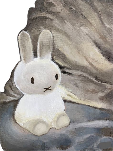 Miffy Painting, Bunny Artwork, I Like Her, A Silent Voice, Funky Art, Drawing Inspo, Pretty Art, Art Classes, Art Sketches