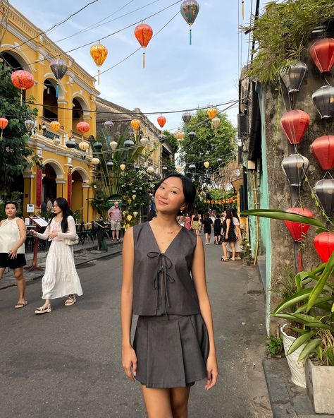 da nang recap Hanoi Aesthetic, Vietnam Ootd, Vietnam Outfits, Vietnam Outfit, Trip Fits, Vietnam Trip, Thailand Outfit, Vietnam Travel, Da Nang