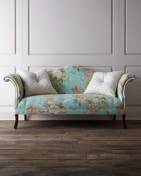 Haute House "Jadda" Sofa $4,199.00 Interior Hotel, Sofa Fabric Upholstery, Shabby Chic Sofa, Chic Sofa, Haute House, Couch Upholstery, Printed Sofa, Carpet Trends, Traditional Sofa