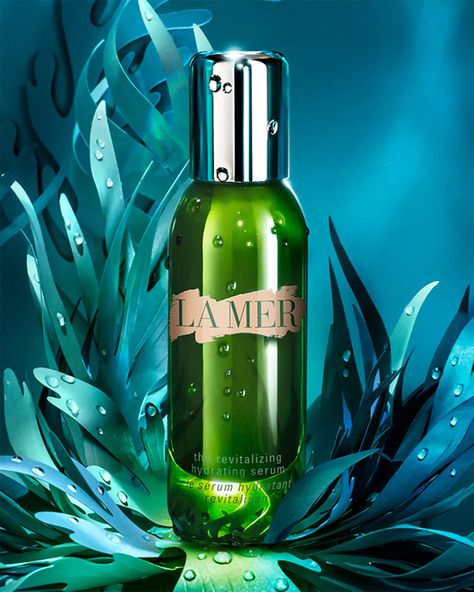 La Mer the Revitalizing Hydrating Serum Creme Anti Age, Publicidad Creativa, Best Serum, Cosmetics Photography, Focus Photography, Beauty Products Photography, Cosmetic Design, Design Paper, Beauty Magazine