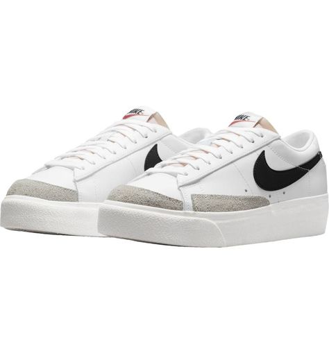 Low Top Nikes, Nike Low Tops, Nike Blazer Low 77, Nike Blazer Low, Blazer Low, Baskets Nike, Swag Shoes, Nike Blazer, Platform Sneaker