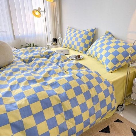 Bright Duvet Covers, Cool Bedsheets, 80s Bedsheets, Colourful Bedsheets, Cute Duvet, Retro Bedding, Cute Duvet Covers, Fresh Bedding, Duvet Cover Queen