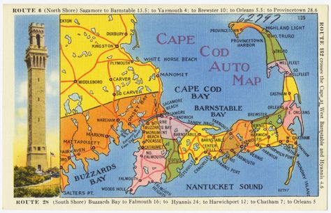 8. Getting strange looks when you try to give directions on your arm. Cape Cod Towns, Cape Cod Map, Cape Cod Bay, Buzzards Bay, Cape Cod Vacation, Massachusetts Map, Summer Vacation Destinations, Postcard Vintage, Cape Cod Massachusetts