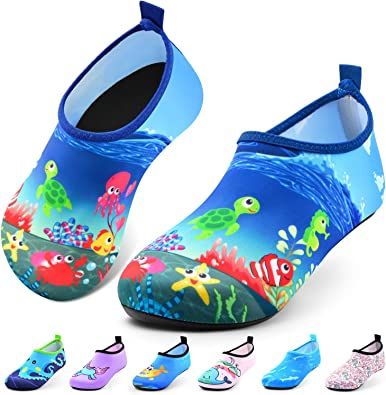 Amazon.com | Sunnywoo Water Shoes for Kids Girls Boys，Toddler Kids Swim Water Shoes Quick Dry Non-Slip Water Skin Barefoot Sports Shoes Aqua Socks for Beach Outdoor Sports | Water Shoes Water Shoes For Kids, Aqua Socks, Kids Swim, Shoes For Kids, Girls Shoes Kids, Summertime Fun, Family Outing, Kids Swimming, Toddler Kids