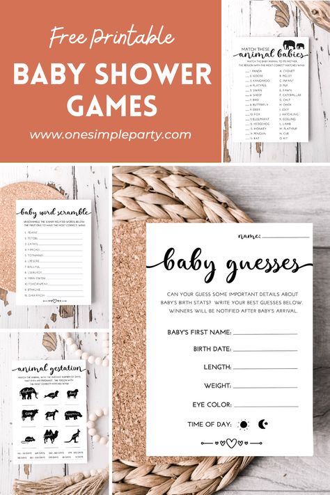 Free baby shower invitations