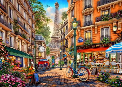 Buffalo Games, John William Waterhouse, Ravensburger Puzzle, Beautiful Paris, Paris Art, Pierre Auguste Renoir, 1000 Piece Jigsaw Puzzles, Norman Rockwell, Paris Street