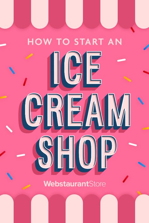 Ice Cream Shop Aesthetic, Ice Cream Shop Names, Types Of Ice Cream, Shop Name Ideas, Ice Cream Menu, Mercedes Camper, Ice Shop, Ice Cream Business, Ice Cream Poster