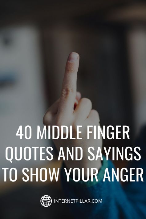 40 Middle Finger Quotes and Sayings to Show Your Anger - #quotes #bestquotes #dailyquotes #sayings #captions #famousquotes #deepquotes #powerfulquotes #lifequotes #inspiration #motivation #internetpillar Quotes About Haters I Don't Care, Caught Red Handed Quotes, Kick Rocks Quotes, Omg Quotes, Savage Insulting Quotes, Anger And Frustration Quotes, Two Faced Quotes Karma, My Back Is Not A Voicemail Quote, Throwing Things In Your Face Quotes