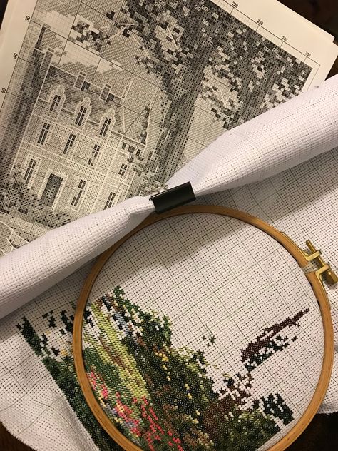 Embroidering Aesthetic, Cross Stitch Aesthetic, Bubblegum Witch, Hobby Aesthetic, Daily Rhythm, Vision Board Pictures, Instagram Inspo, Slow Living, Cross Stitch Art