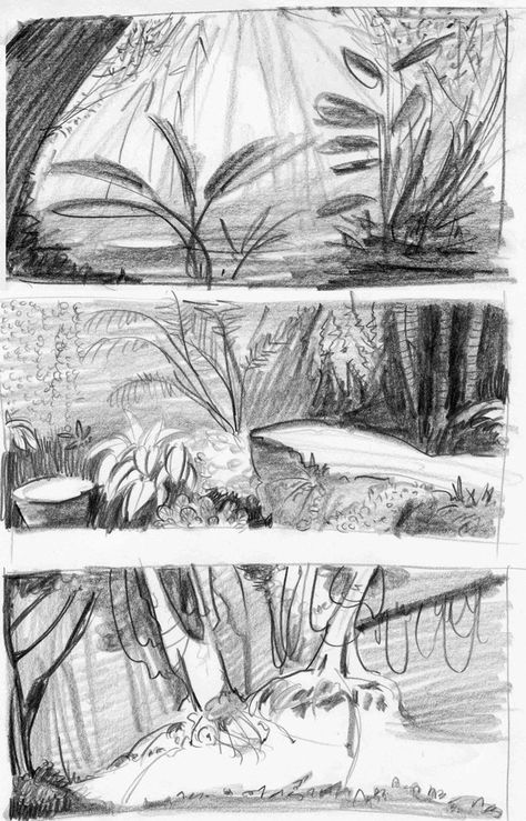 Jungle Landscape Drawing, Jungle Line Drawing, How To Draw Jungle, Jungle Drawing Sketches, Jungle Drawing Easy, Uncharted Concept Art, Jungle Drawings, Jungle Concept Art, Draw Jungle